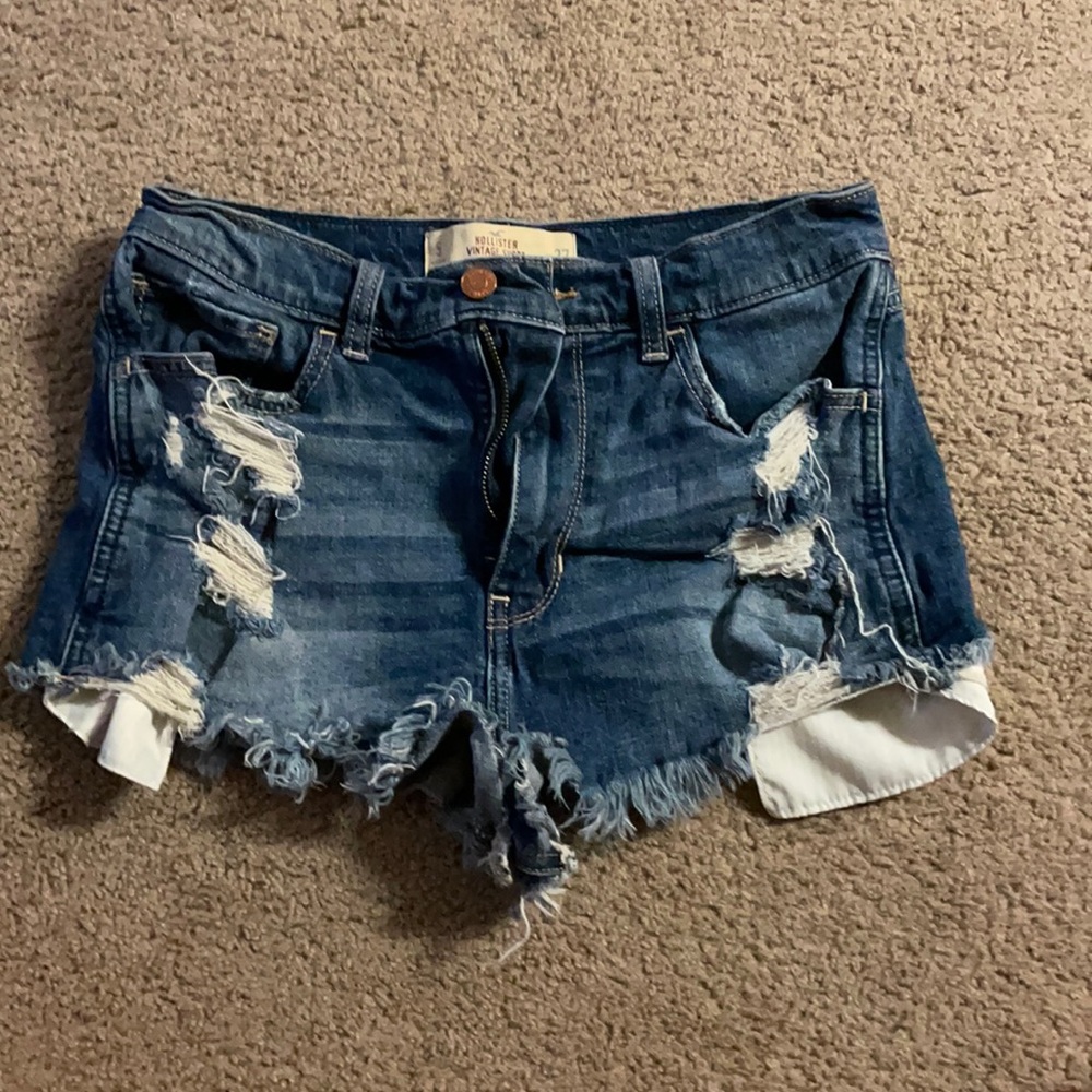 High waisted Jean shorts